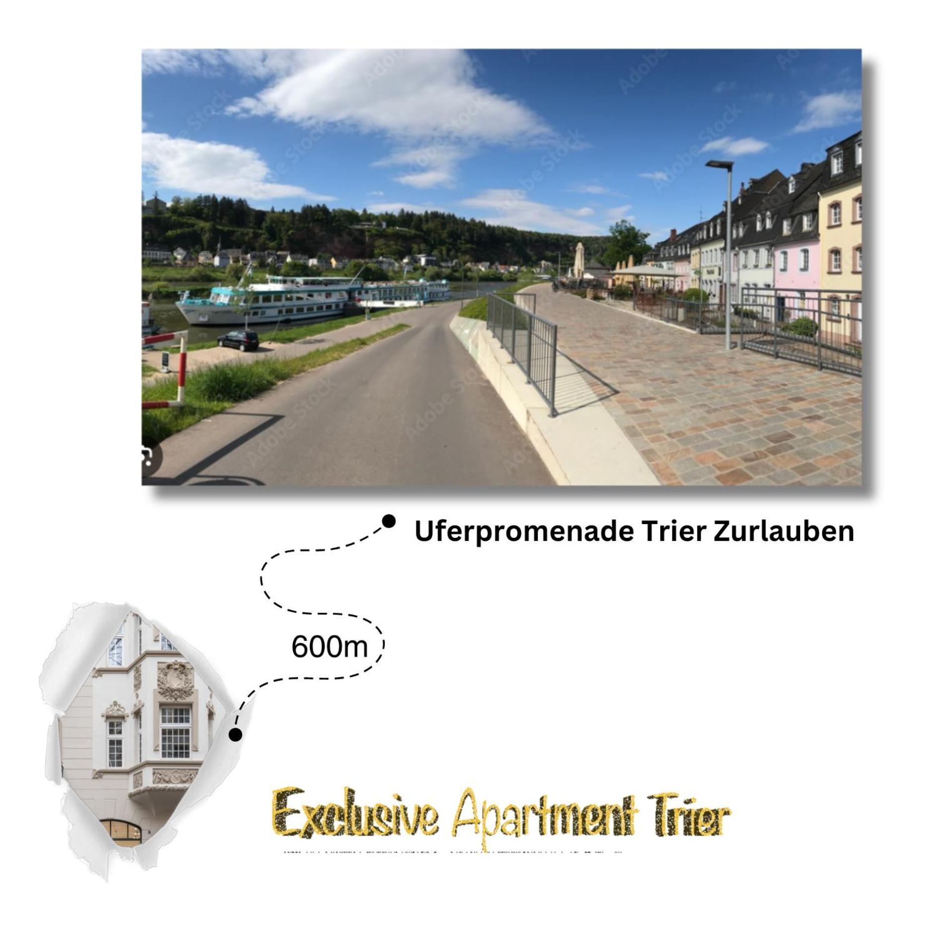 Modern Elegance In Historical City Center Trevír Exteriér fotografie